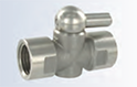 Vannes miniatures 1/4 de tour en acier inoxydable