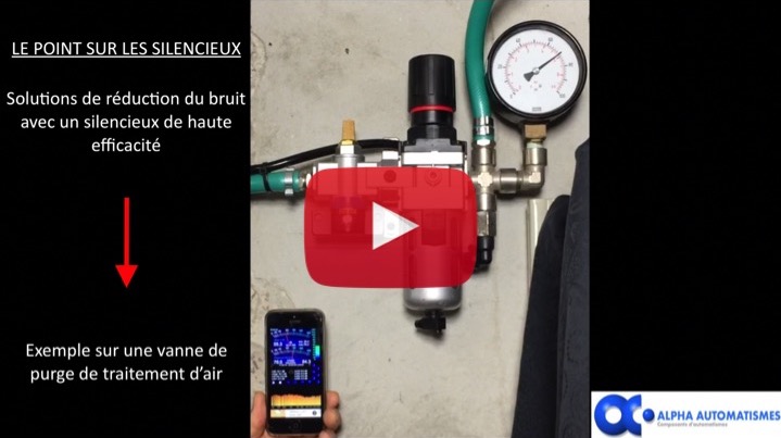 Dispositif de réduction de bruit pour air comprimé