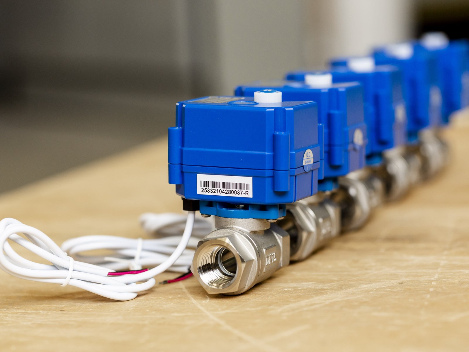 Vanne avec fonction de sécurité électrique